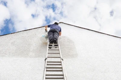 Peinture extérieure au Buret — façades et ravalement